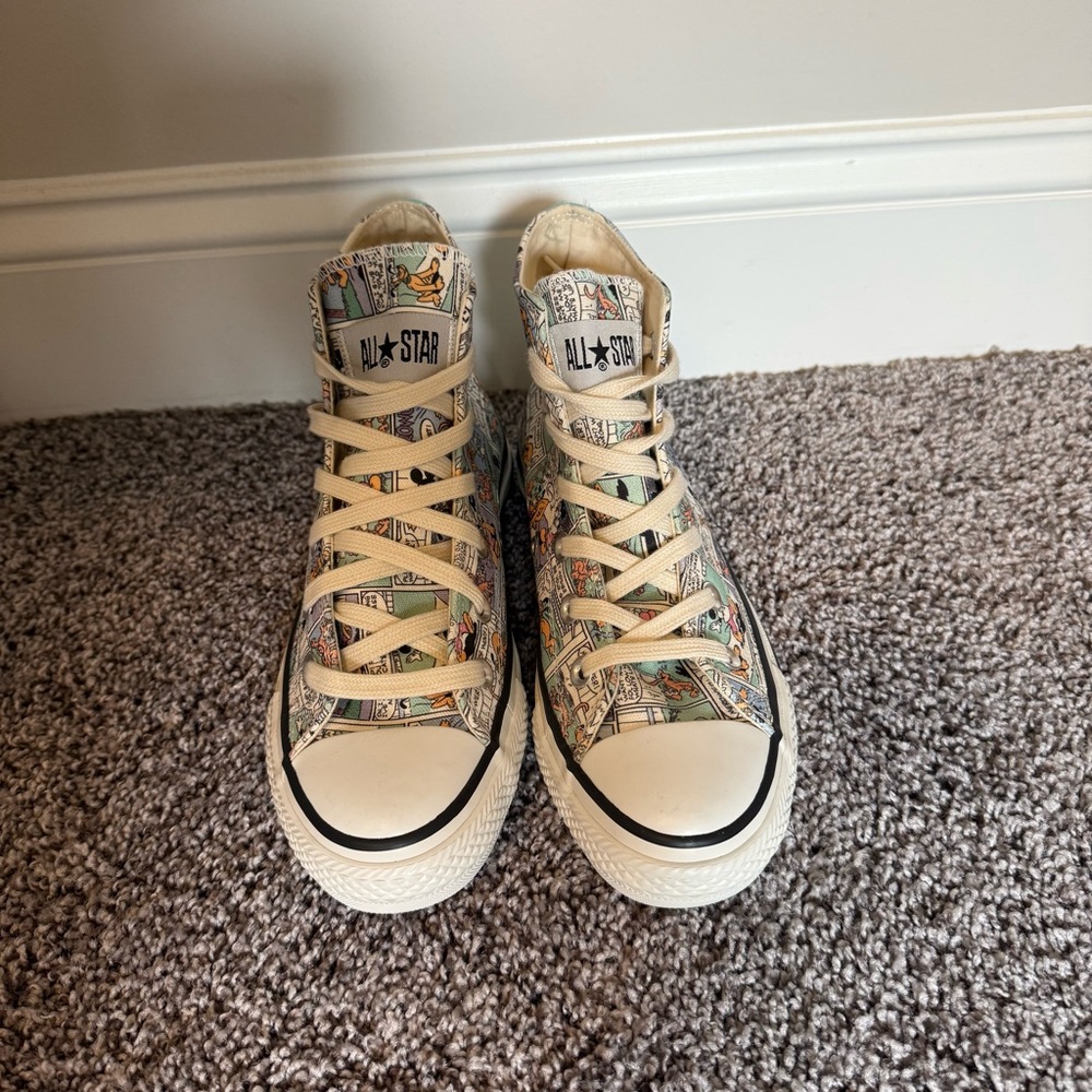 NWOT Limited Edition Disney Comic Converse - Picture 3 of 9
